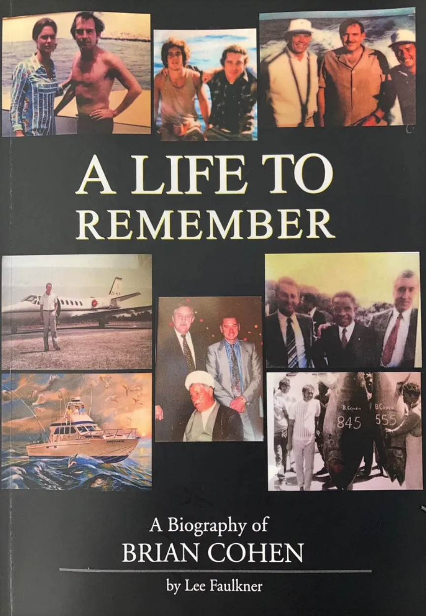 Lee Faulkner's biography of Brian Cohen tells of his adventures and the exciting world of deep sea fishing and the sporting achievements.
